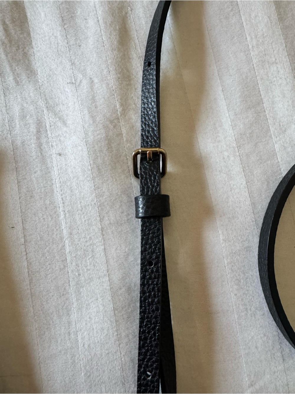 Bandolier Emma Black Leather Phone Crossbody Case, Gold Hardware-iPhone 13pro - Picture 5 of 9